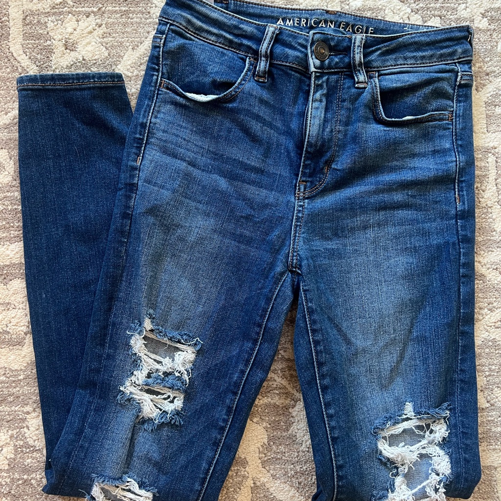 Ae Destroyed Skinny Jeans Ae Destroyed Skinny Jeans